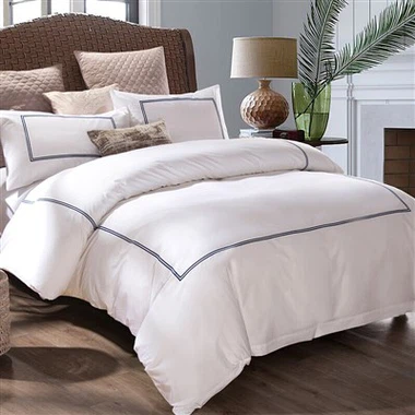 Conjuntos de cama bordados de qualidade de hotel